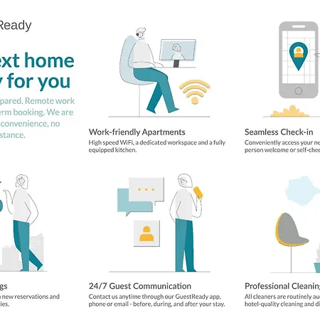شقة Guestready - Flat In The Centre *